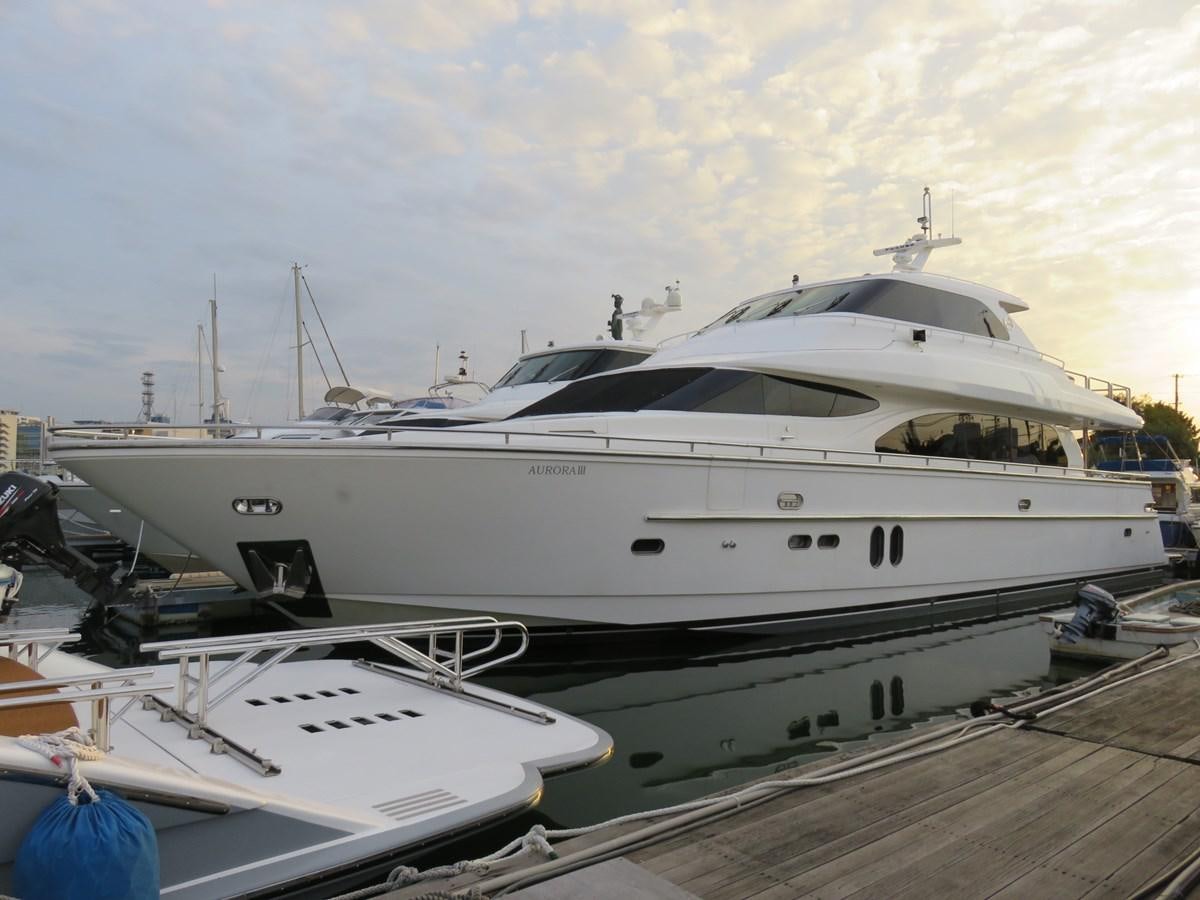 a couple of boats are parked aboard ANA Yacht for Sale