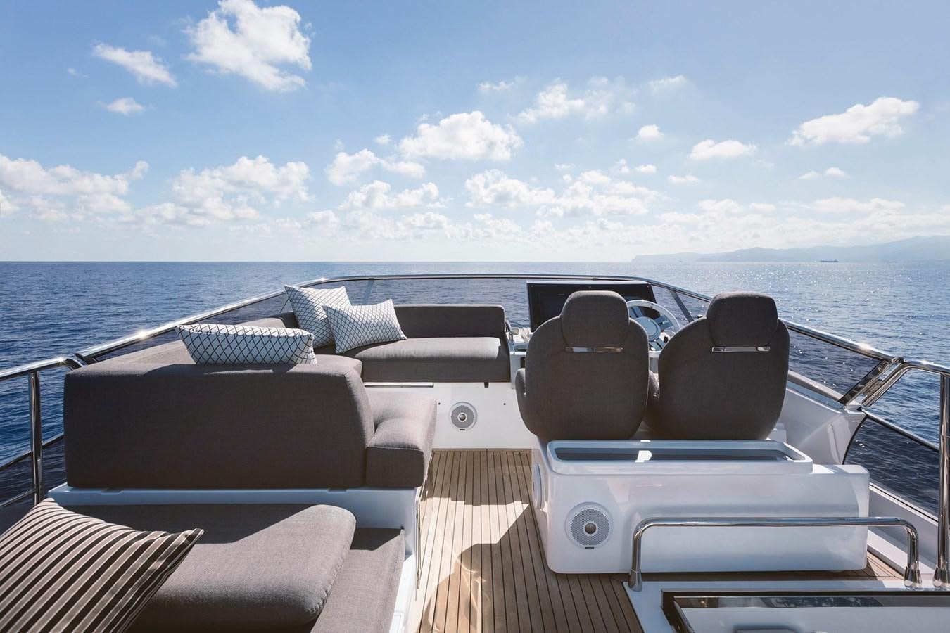 a boat on the water aboard ESCAPE Yacht for Sale