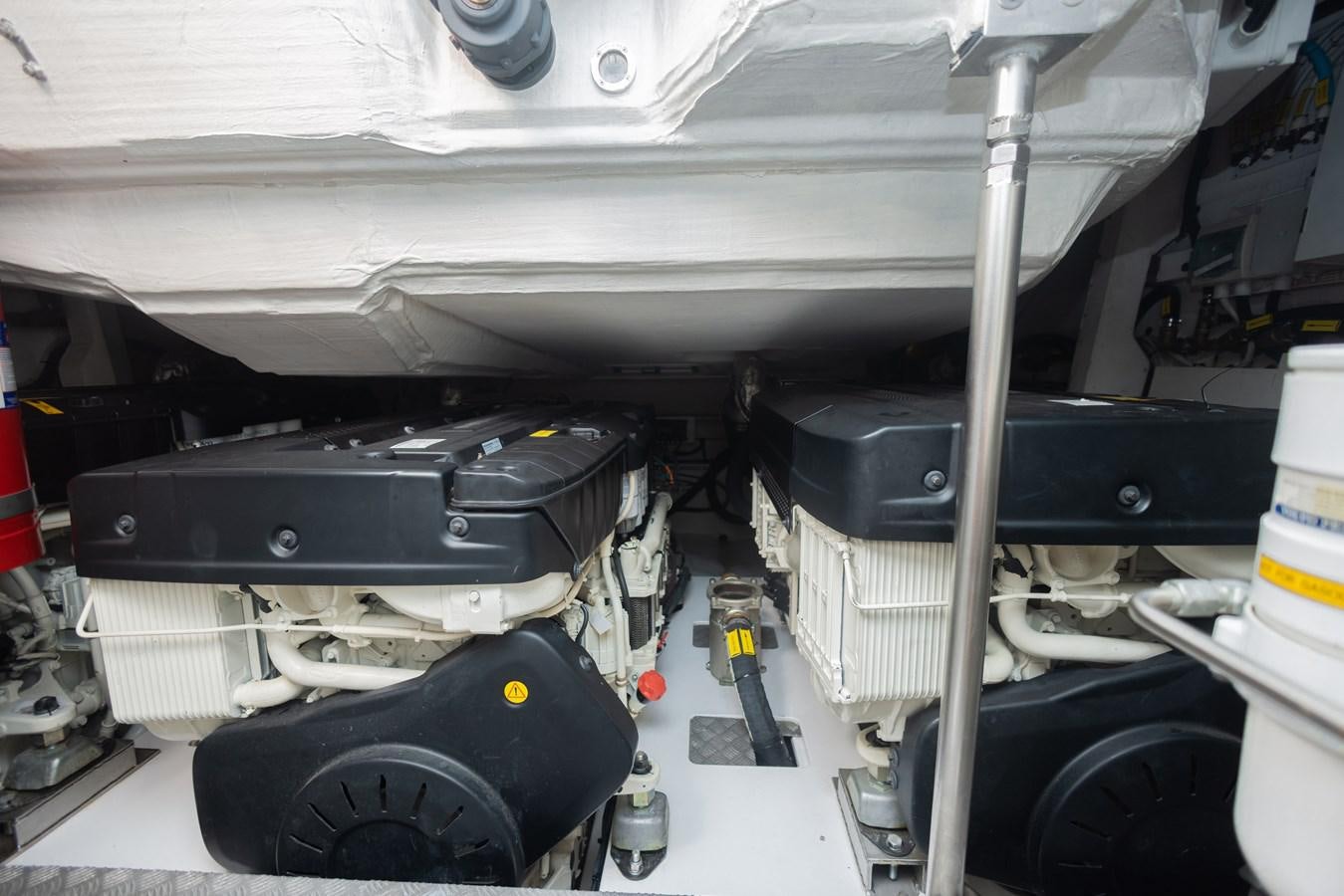 a machine with a large piece of equipment on it aboard ESCAPE Yacht for Sale