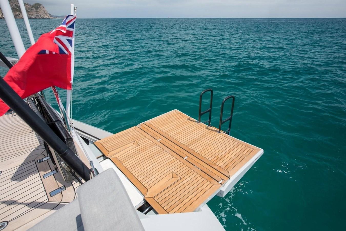 a boat on the water aboard VAYU Yacht for Sale