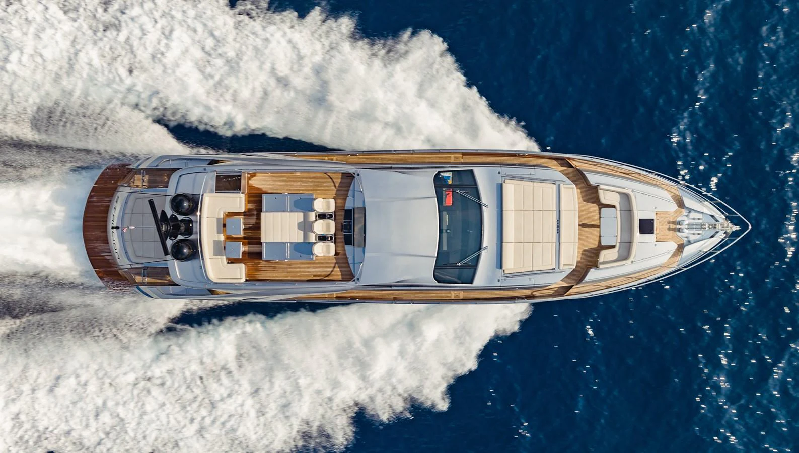 a space ship in outer space aboard STALLION Yacht for Sale