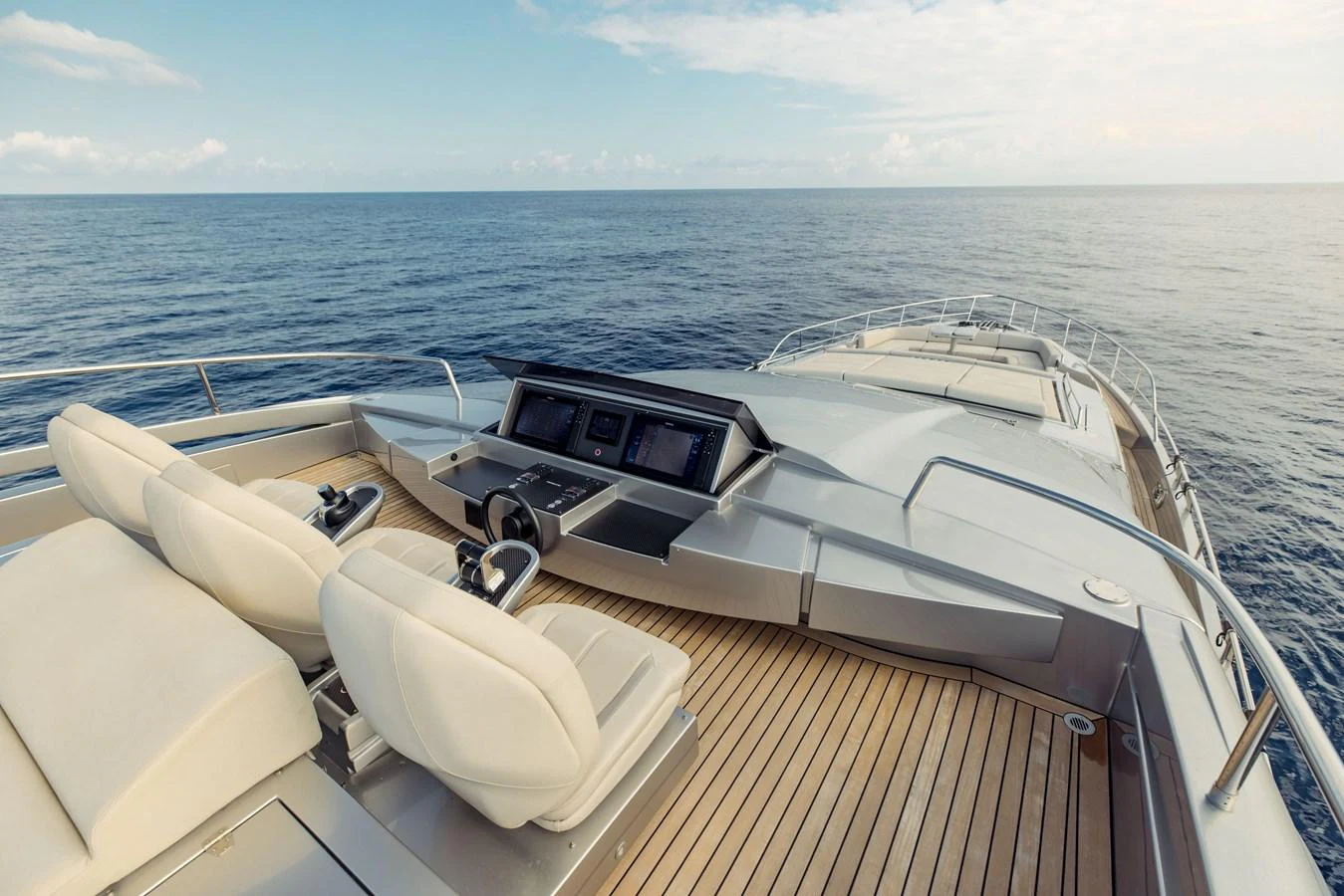 a boat on the water aboard STALLION Yacht for Sale
