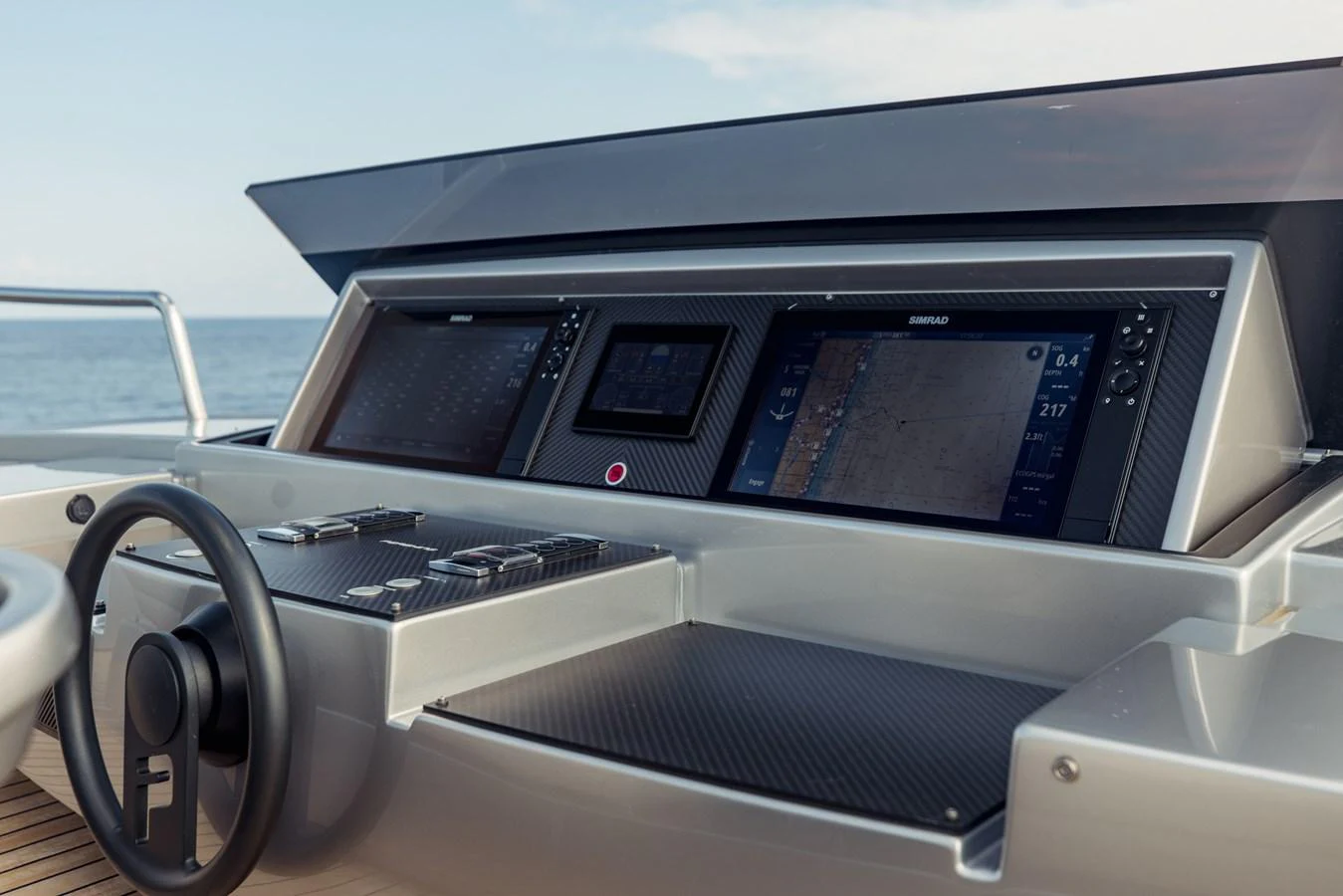 the inside of a boat aboard STALLION Yacht for Sale