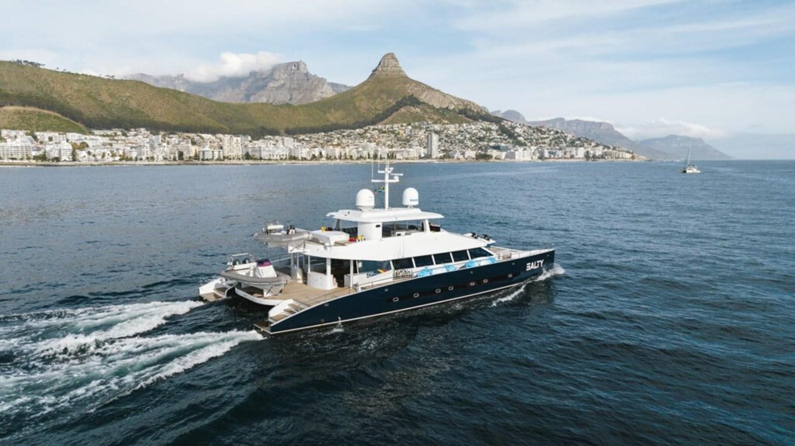 a boat on the water aboard SALTY Yacht for Sale