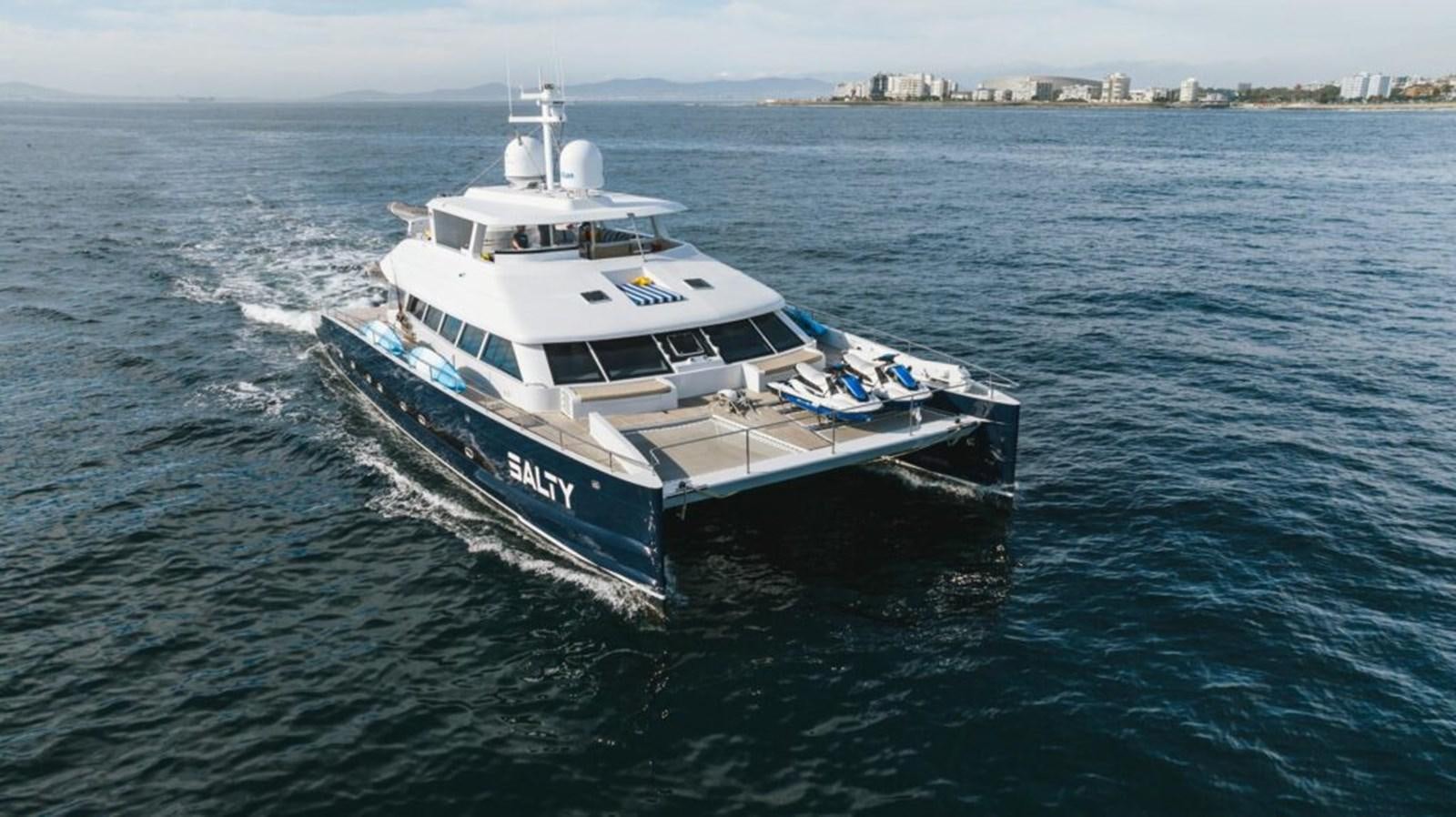 a boat on the water aboard SALTY Yacht for Sale