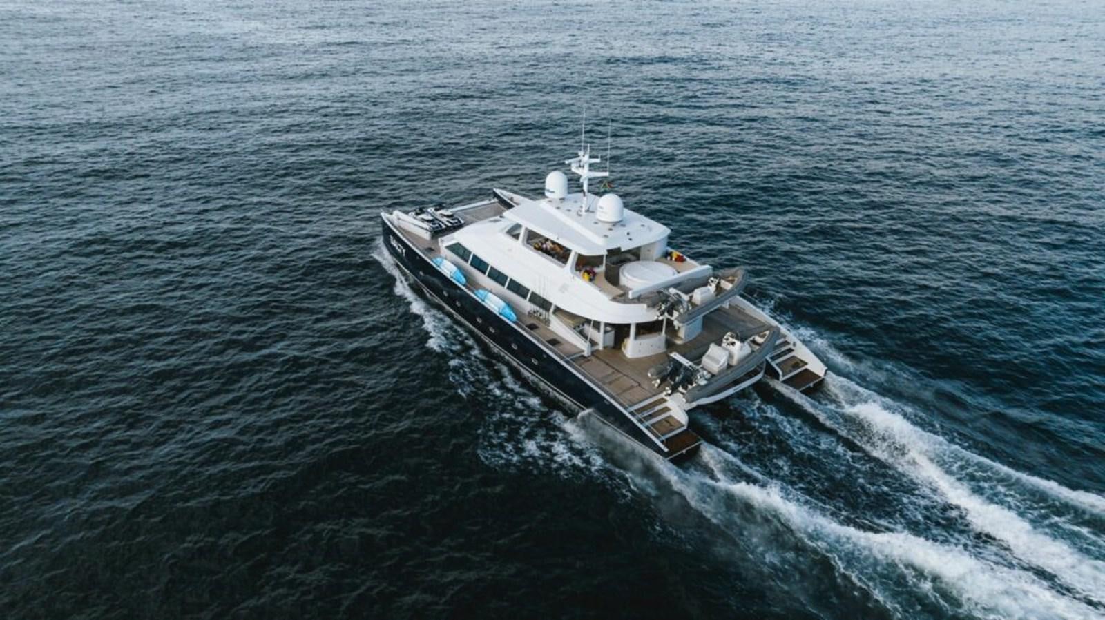 a ship in the water aboard SALTY Yacht for Sale