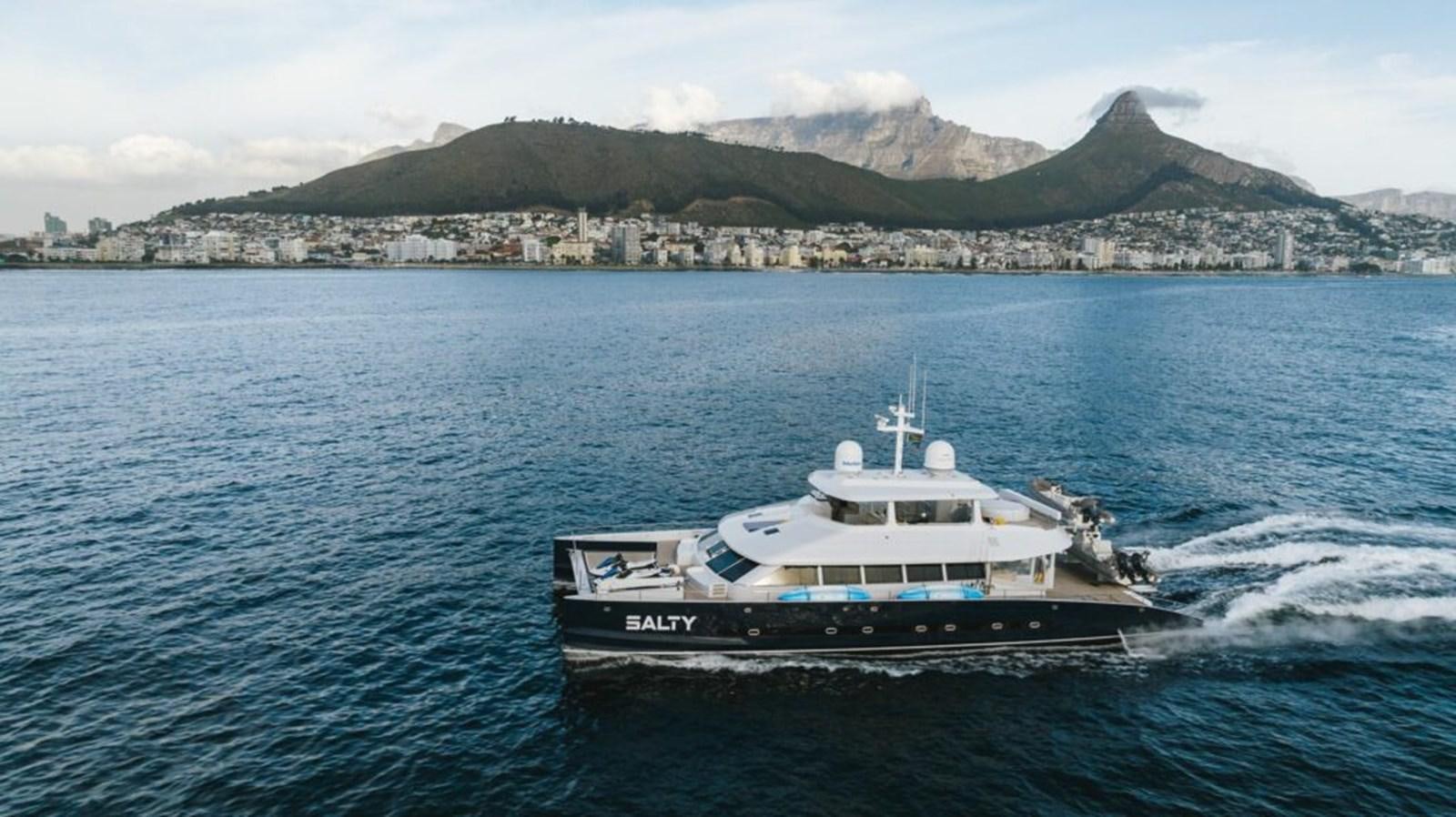 a boat on the water aboard SALTY Yacht for Sale