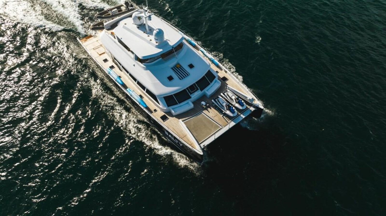a boat on the water aboard SALTY Yacht for Sale