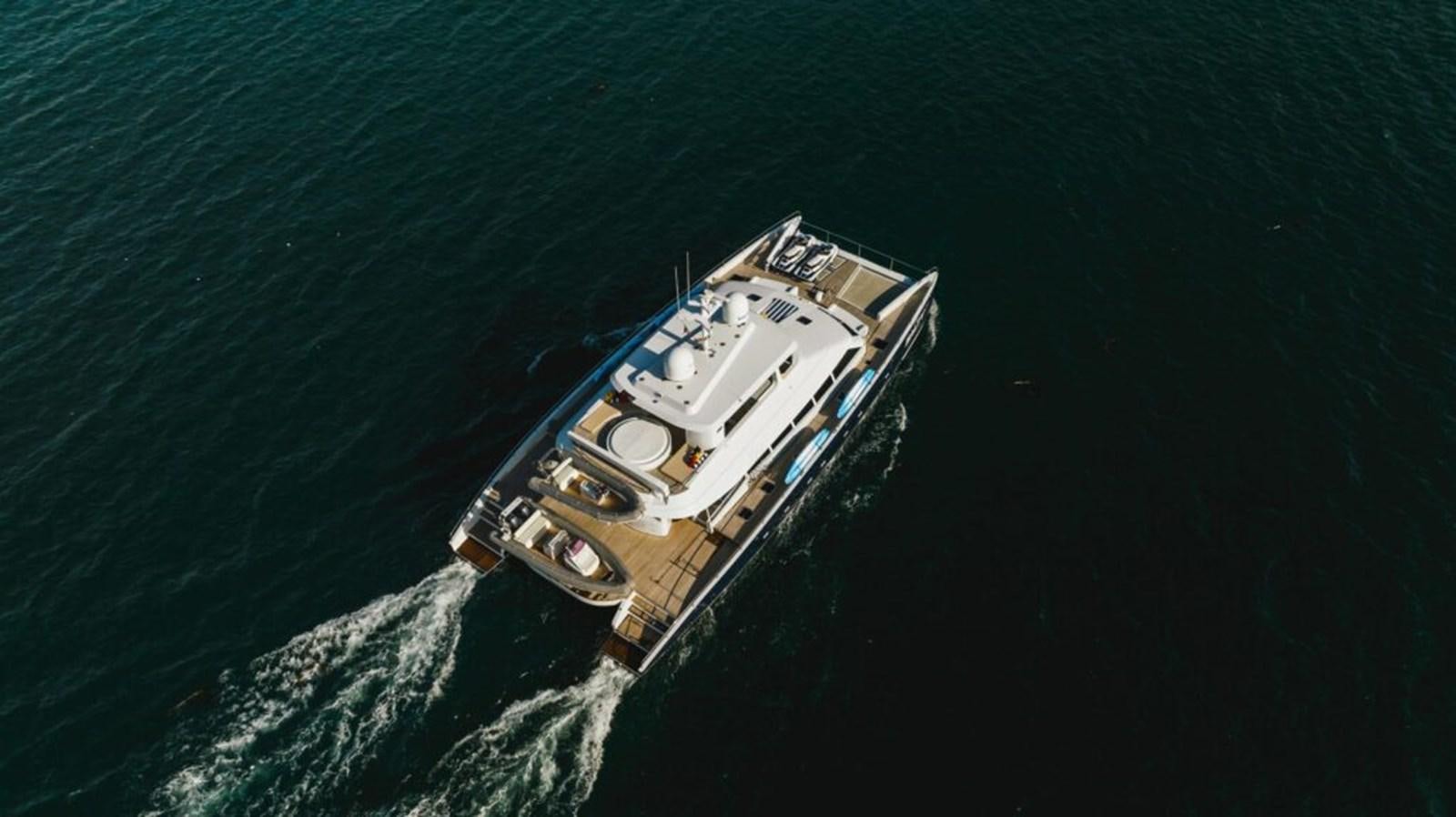 a ship in the water aboard SALTY Yacht for Sale