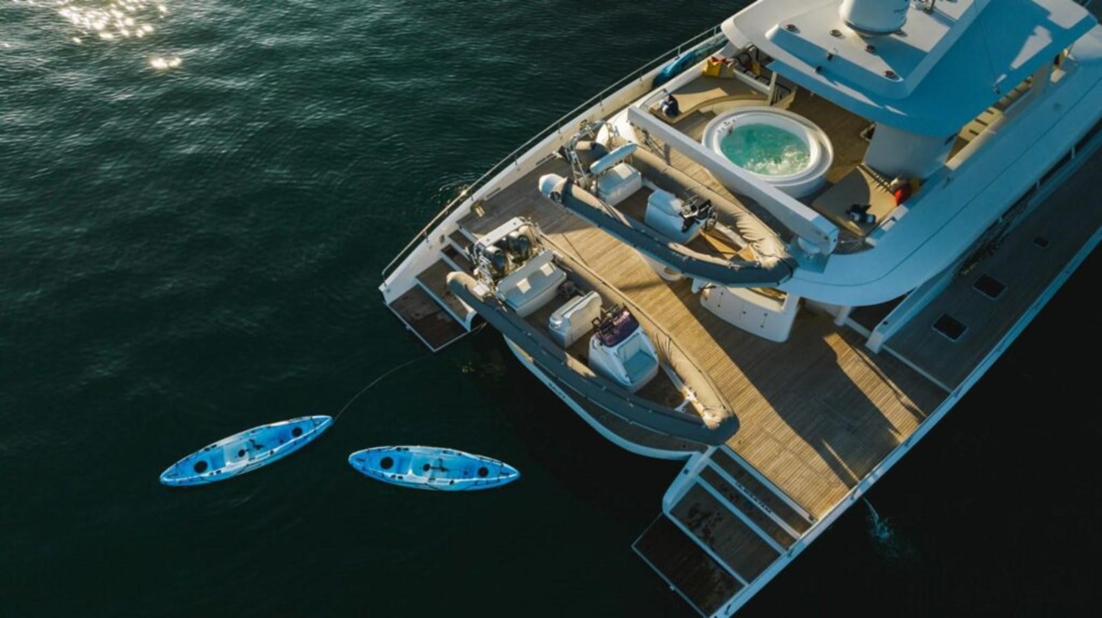 a boat on the water aboard SALTY Yacht for Sale
