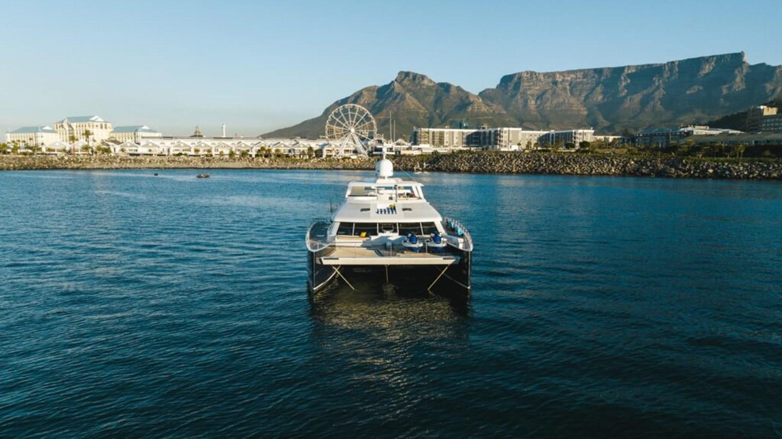 a boat in the water aboard SALTY Yacht for Sale