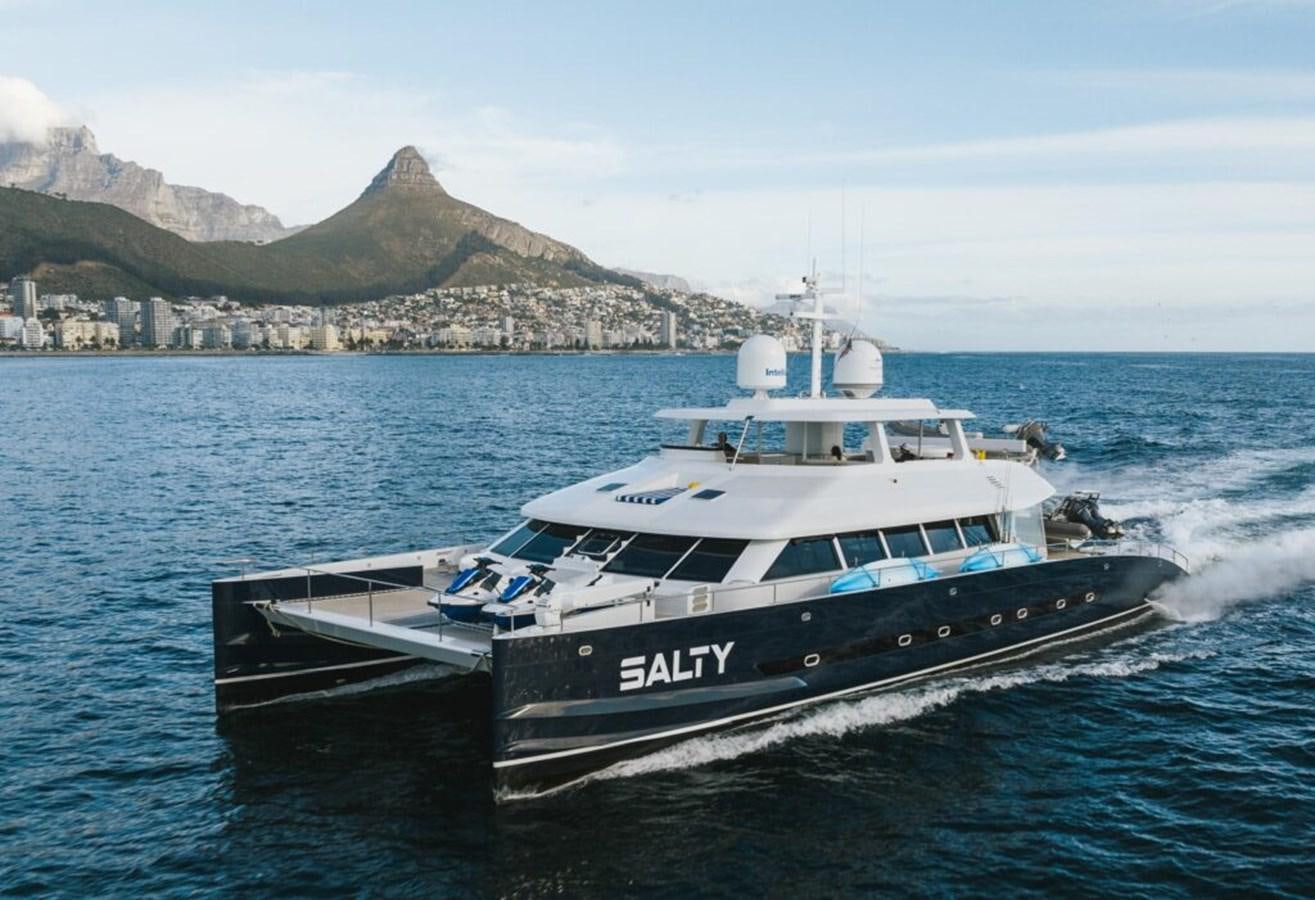 a boat on the water aboard SALTY Yacht for Sale