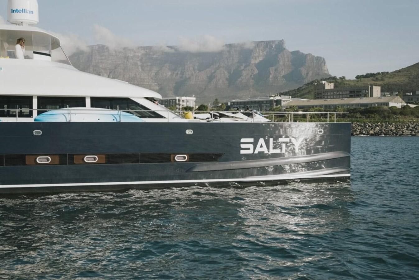a boat on the water aboard SALTY Yacht for Sale