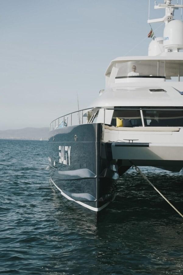 a boat in the water aboard SALTY Yacht for Sale