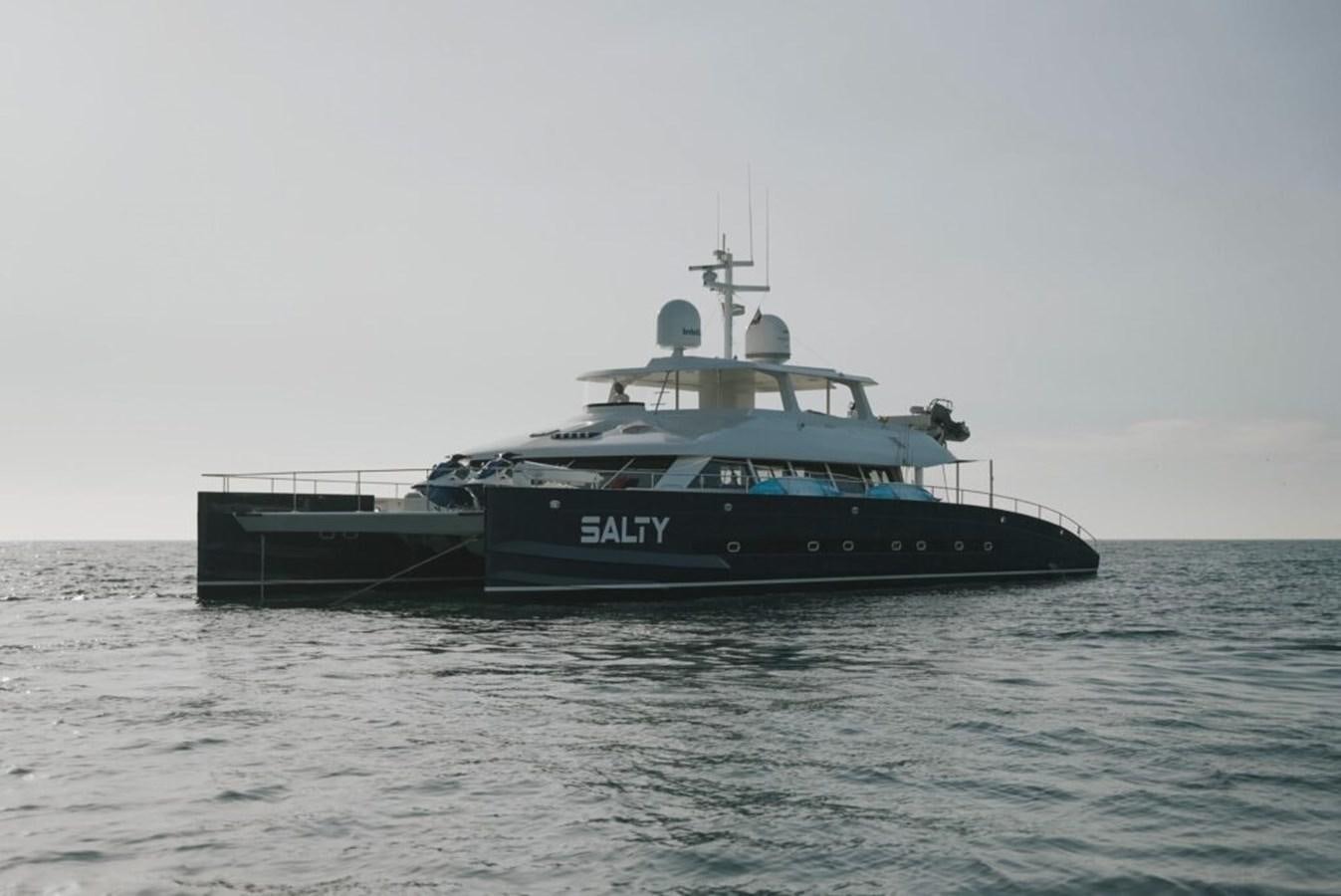a boat in the water aboard SALTY Yacht for Sale