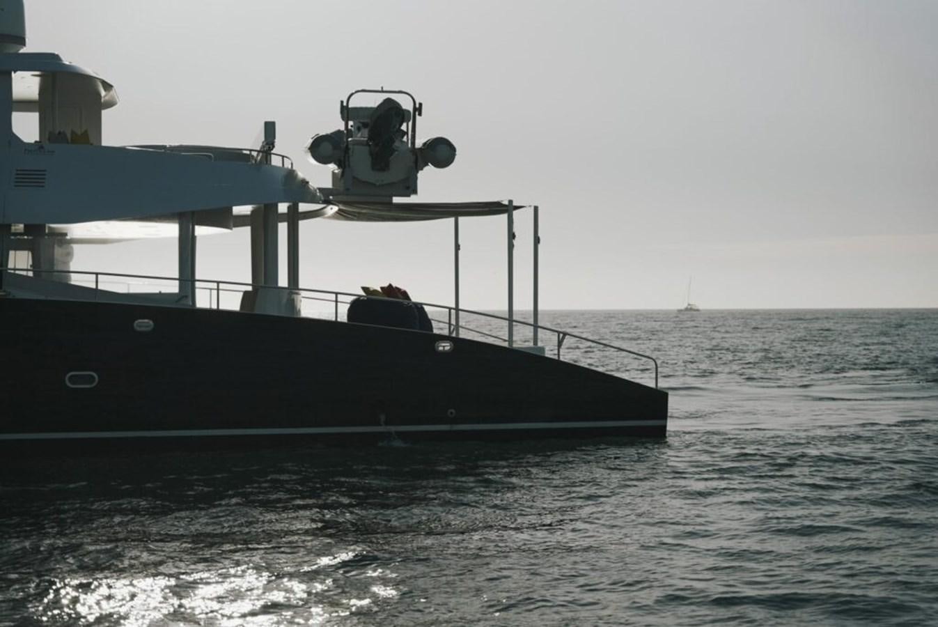 a large ship in the water aboard SALTY Yacht for Sale