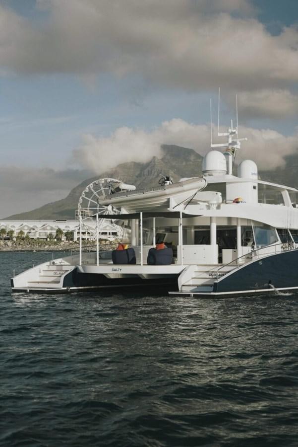 a boat in the water aboard SALTY Yacht for Sale