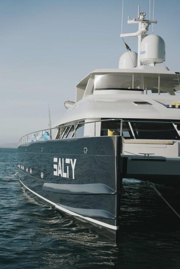 a couple of boats are parked in the water aboard SALTY Yacht for Sale