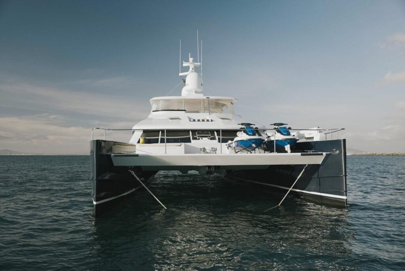 a boat with a person on it aboard SALTY Yacht for Sale