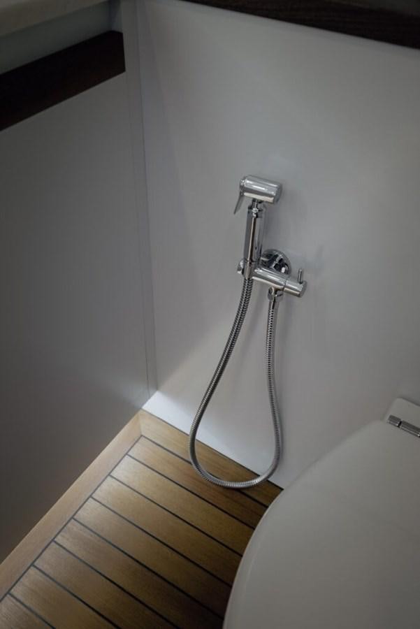 a shower head with a wire aboard SALTY Yacht for Sale