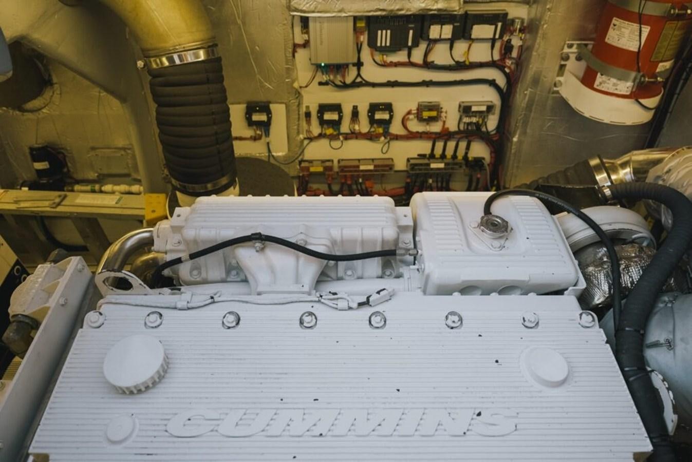 a machine with a large piece of paper on it aboard SALTY Yacht for Sale