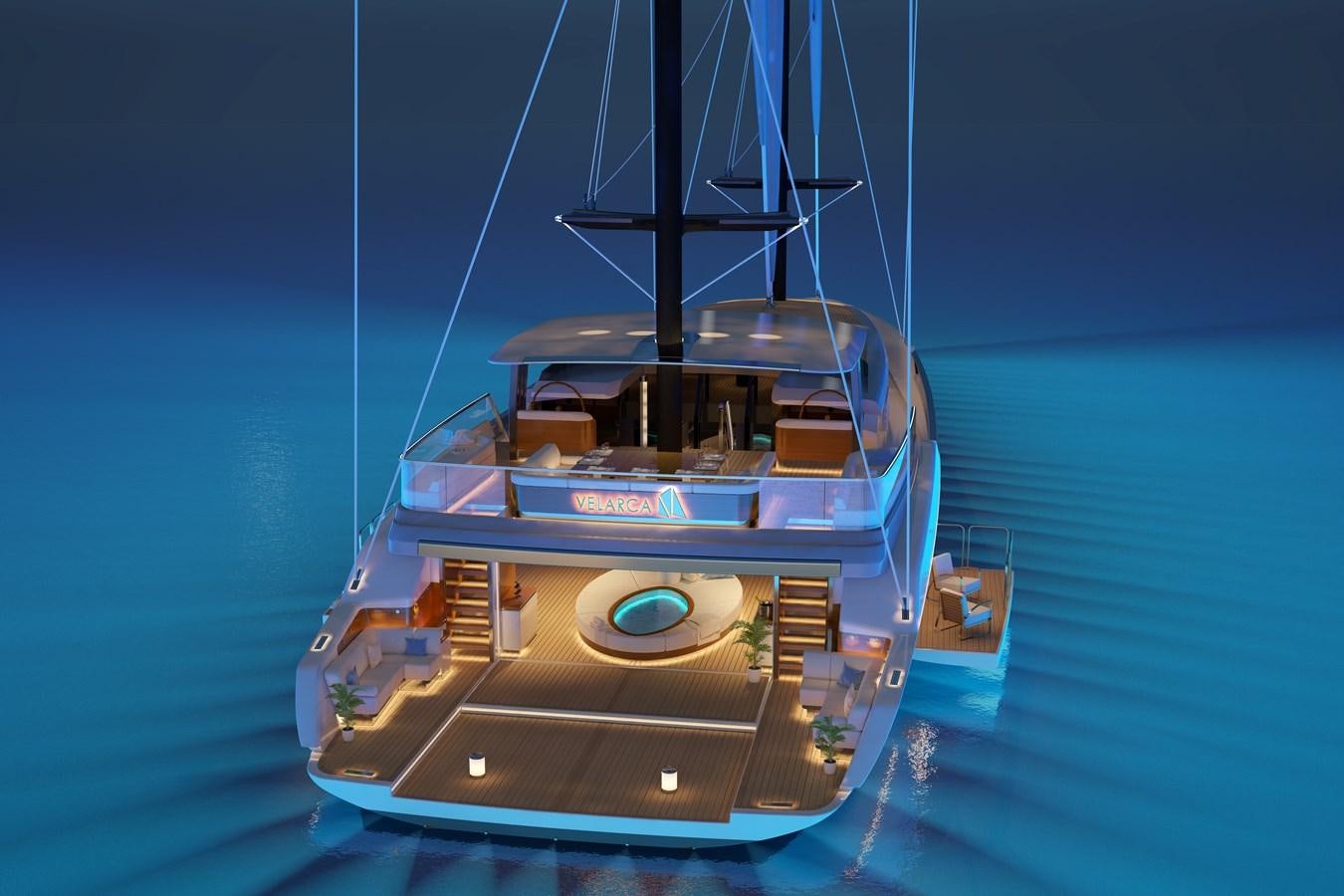 a ship in the water aboard SIR WINSTON CHURCHILL Yacht for Sale