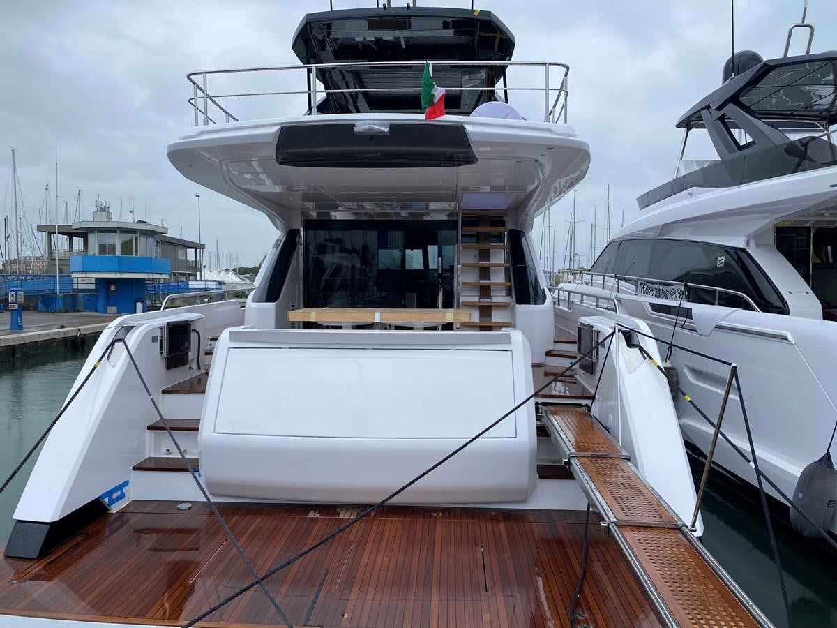 a boat on a deck aboard MY ANGEL Yacht for Sale
