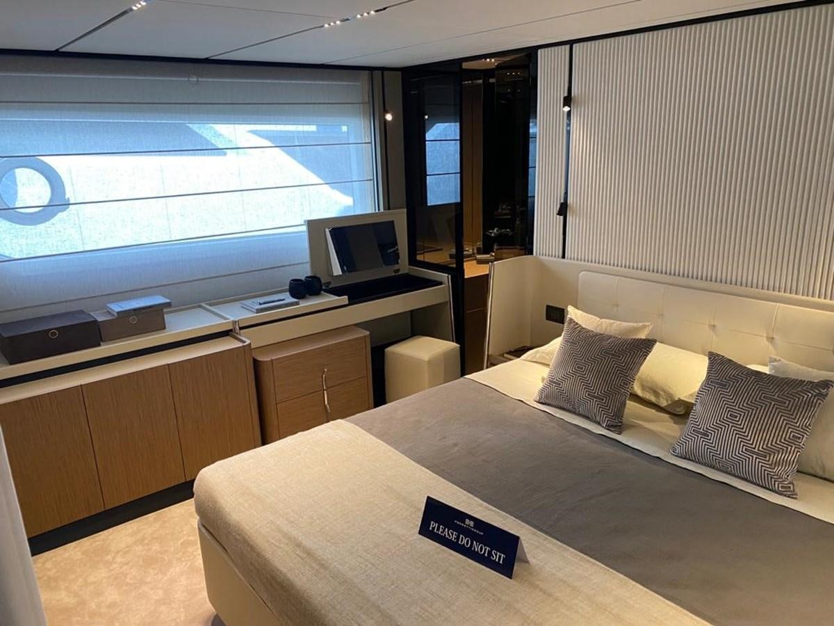 a hotel room with a bed aboard MY ANGEL Yacht for Sale