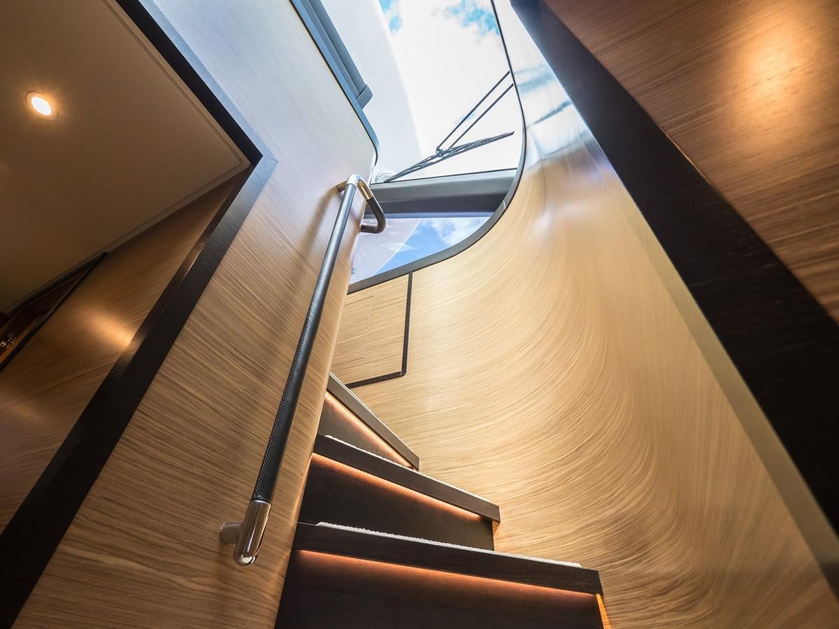 a metal object on a wooden surface aboard 2016 AZIMUT 76 MAGELLANO THE EQUITES Yacht for Sale