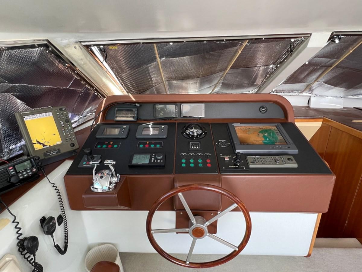 a black electronic device aboard BENSHIP 101 Yacht for Sale