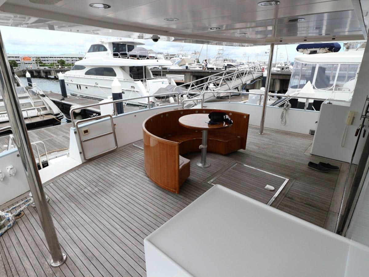 a boat is parked in a large room aboard BENSHIP 101 Yacht for Sale