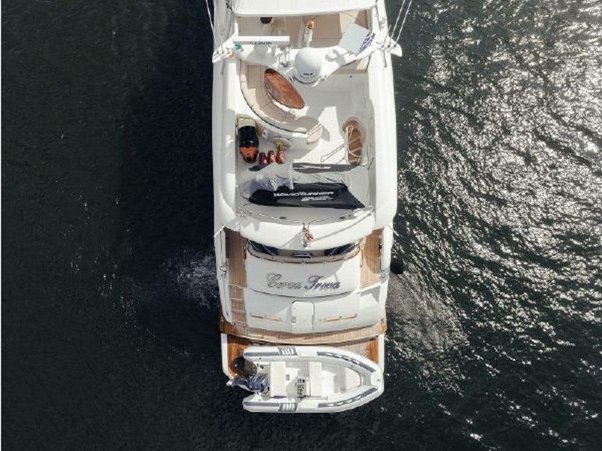 a small white tower aboard 2007 LAZZARA 84 MOTOR Yacht for Sale