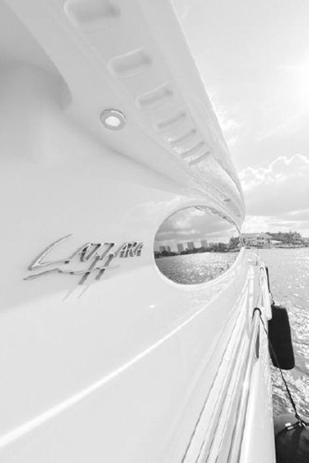 a close-up of a boat aboard 2007 LAZZARA 84 MOTOR Yacht for Sale