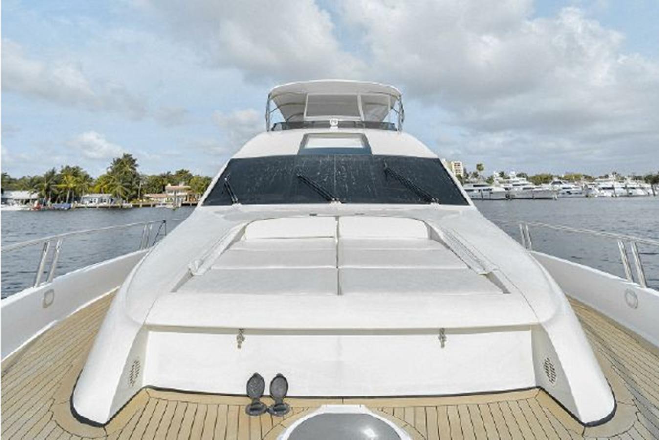 a boat on a boat aboard 2007 LAZZARA 84 MOTOR Yacht for Sale