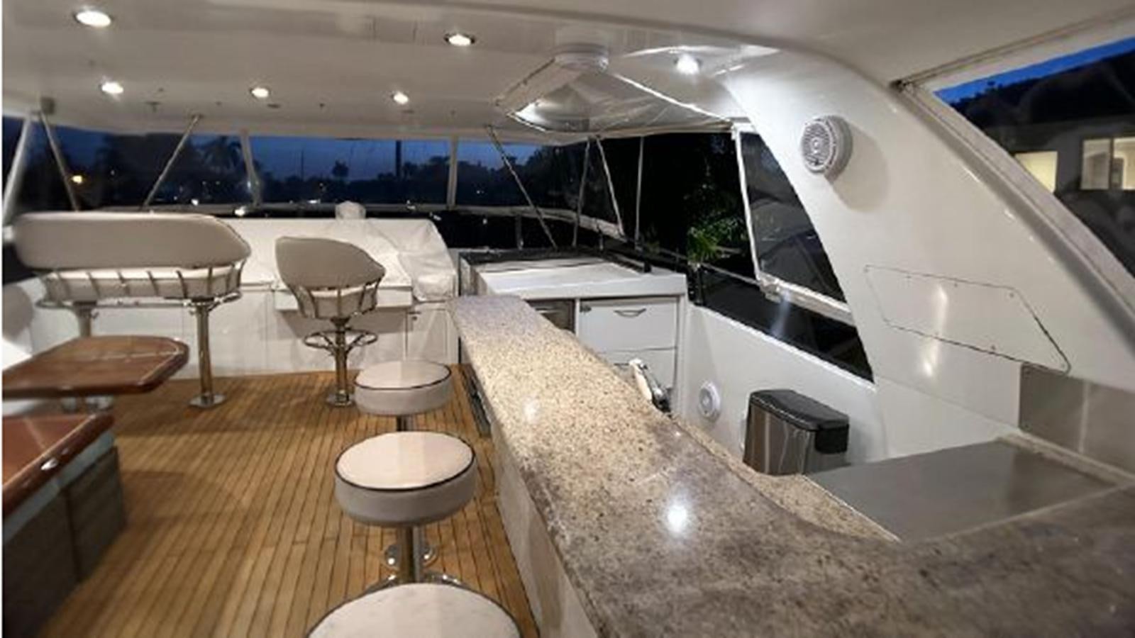 inside of a yacht aboard 2006 CHEOY LEE MOTOR Yacht for Sale