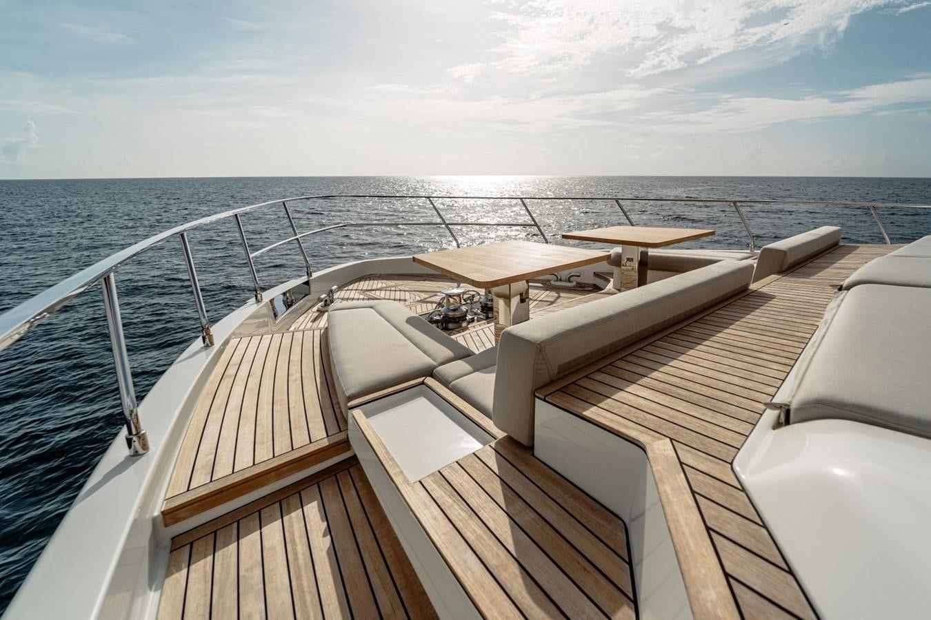 a boat on the water aboard FERRETTI YACHTS 920 HT  Yacht for Sale