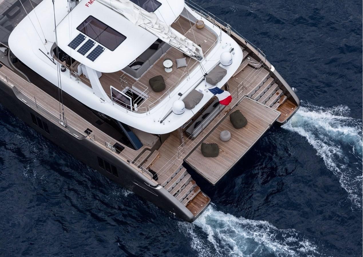 a boat on the water aboard ANIMA Yacht for Sale