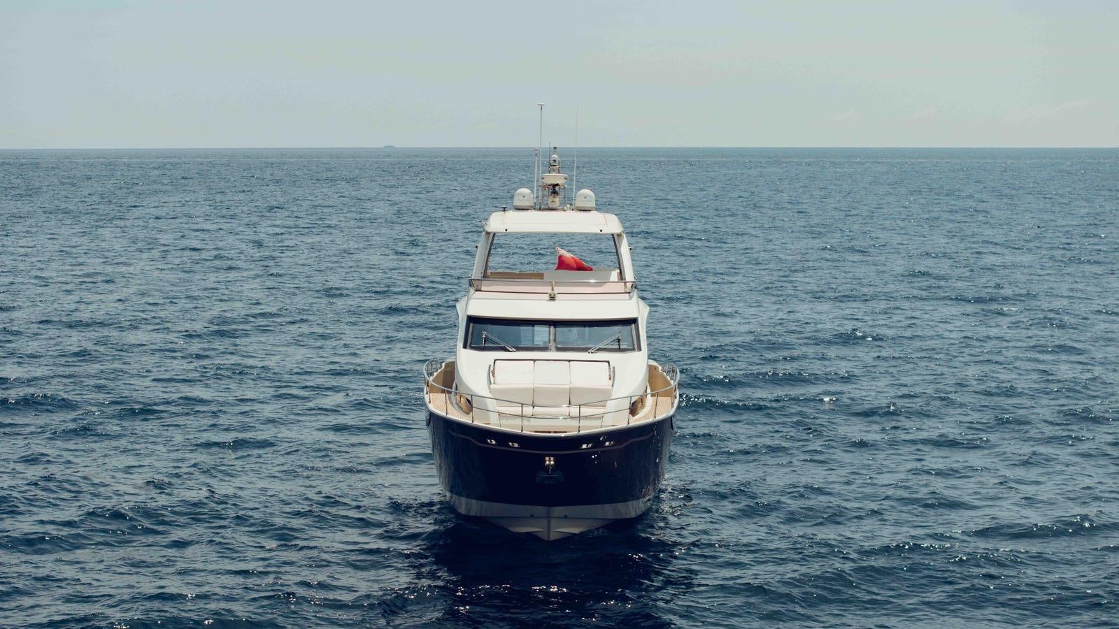 a boat in the water aboard FEU D'OR Yacht for Sale