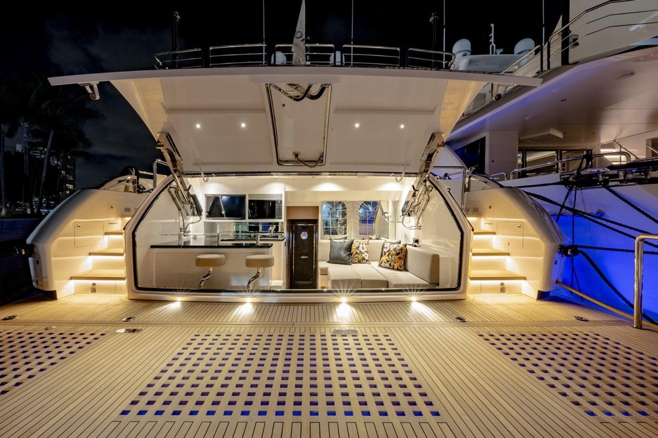 a large space ship aboard FD80 Yacht for Sale