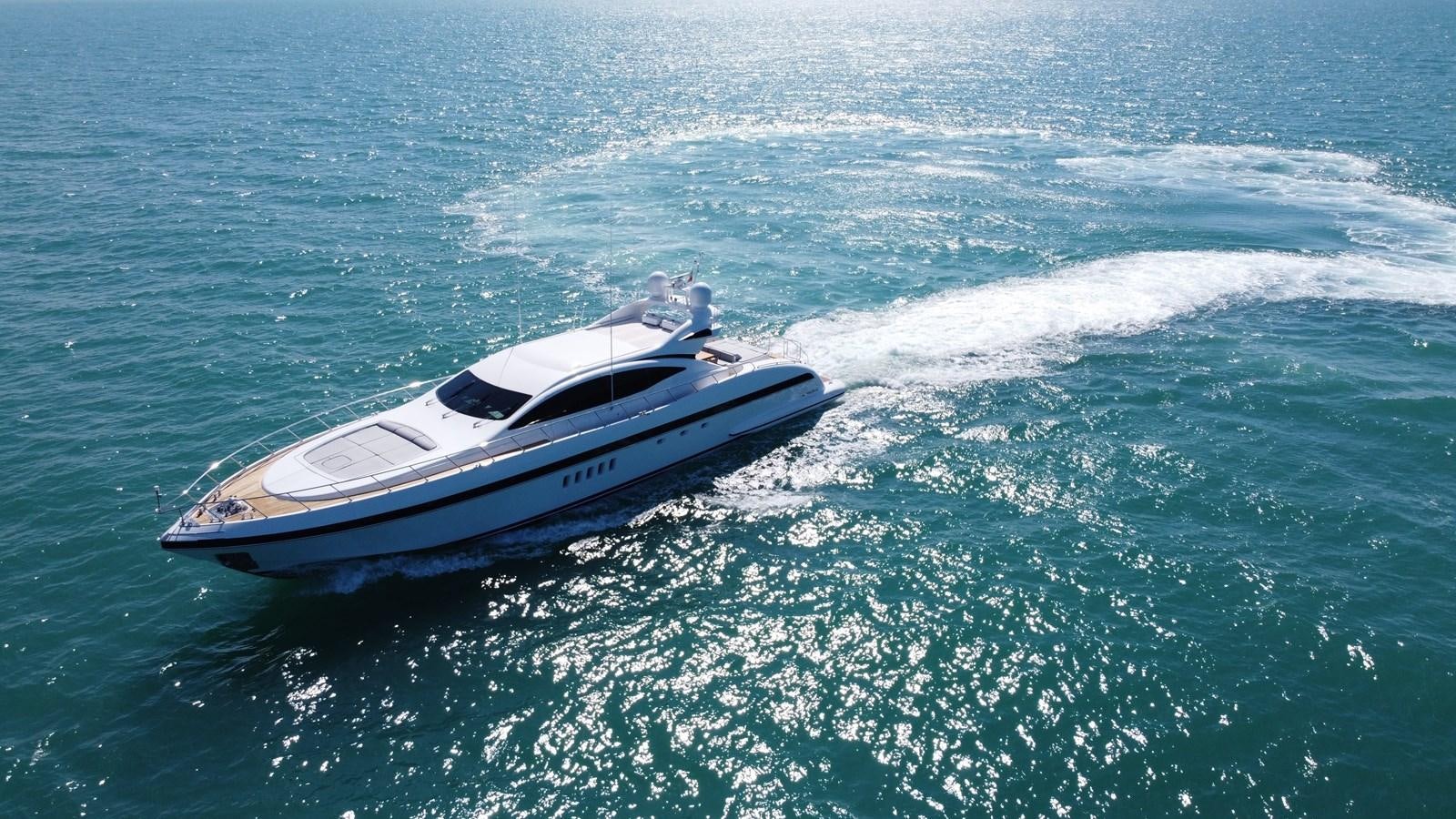 a boat in the water aboard ONLY ONE Yacht for Sale