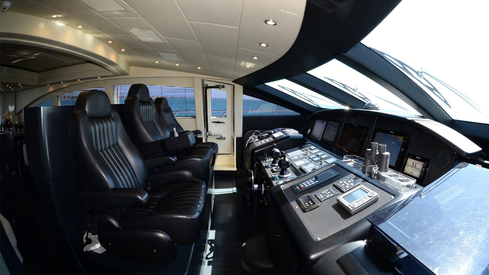 inside of a plane aboard ONLY ONE Yacht for Sale