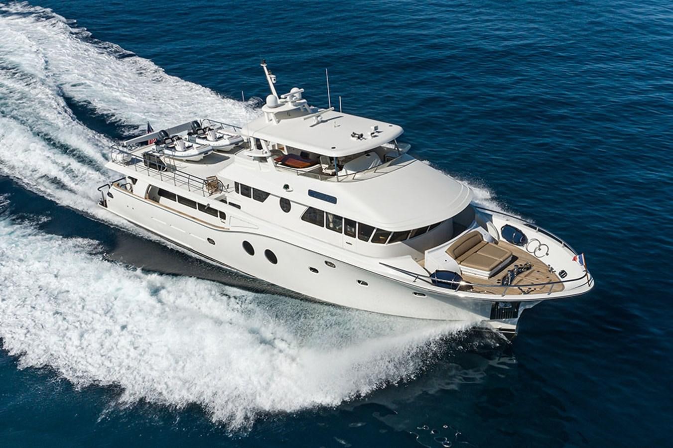 a ship on the water aboard WICKED COOL Yacht for Sale