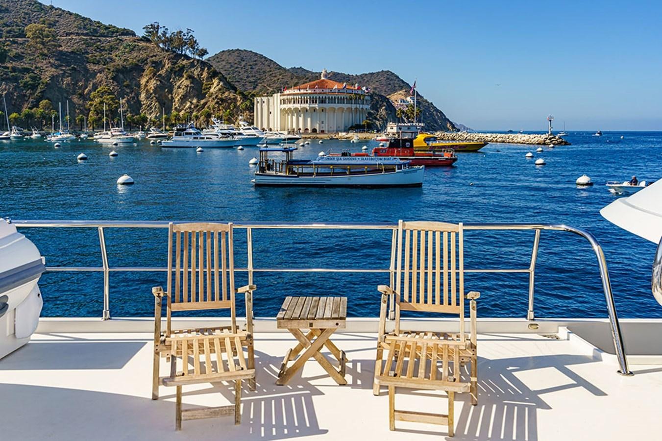 a boat on the water aboard WICKED COOL Yacht for Sale