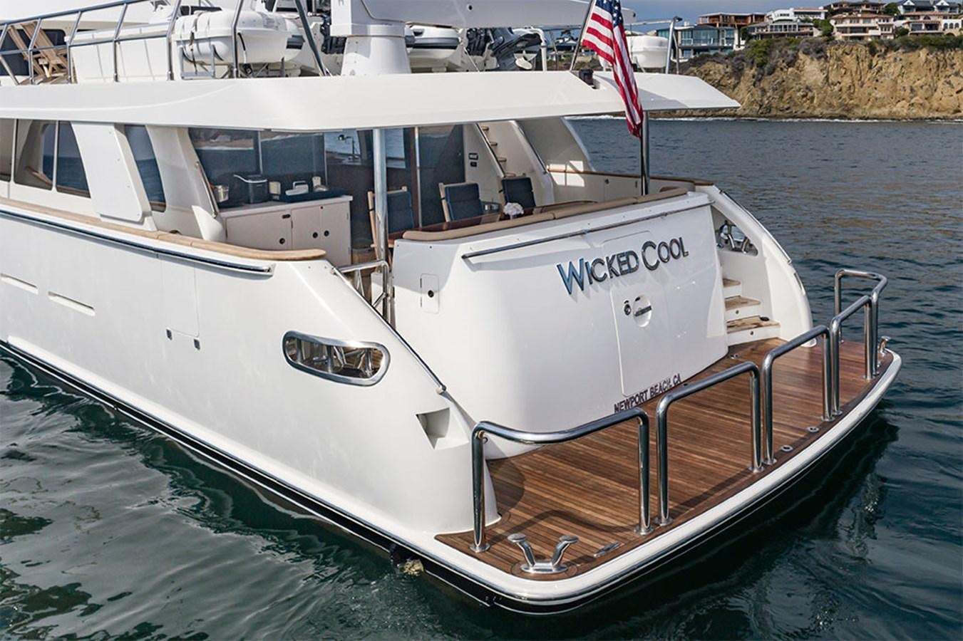 a boat on the water aboard WICKED COOL Yacht for Sale