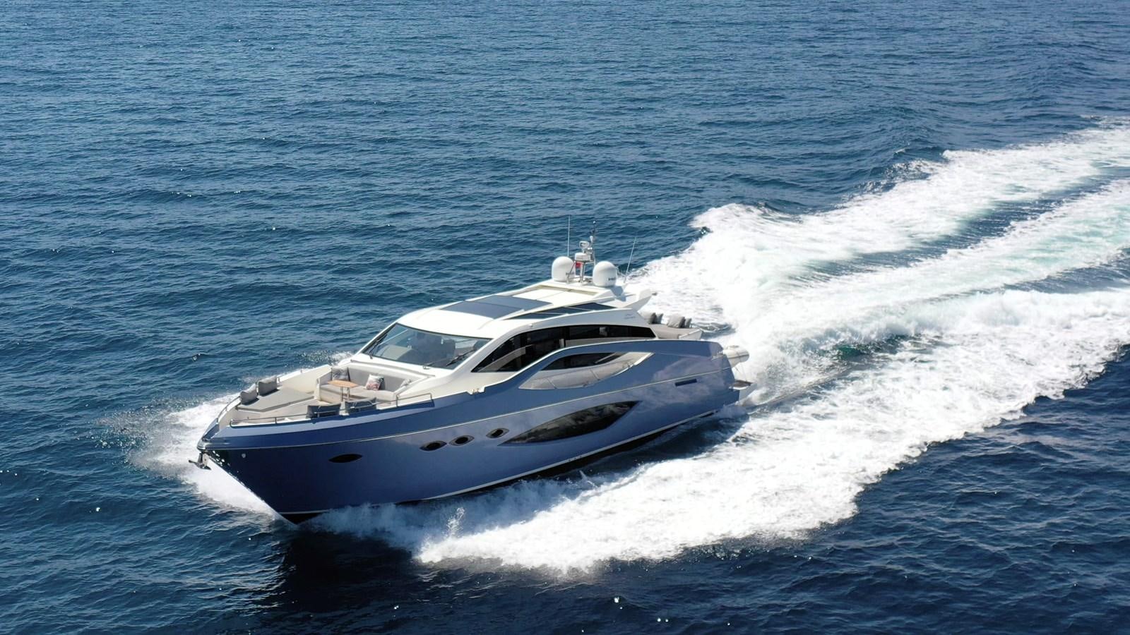 a white yacht on the water aboard MELITEA Yacht for Sale