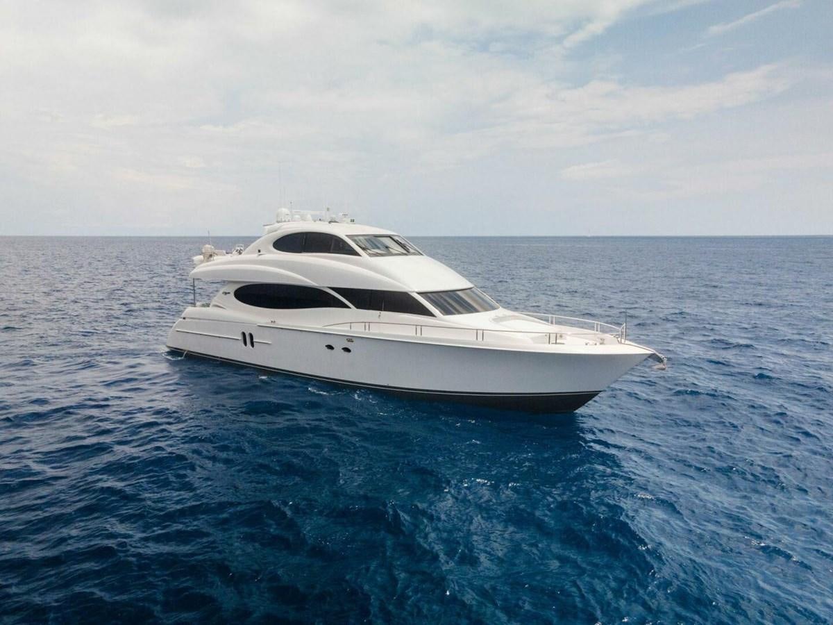 a white yacht in the water aboard NORDLYS Yacht for Sale