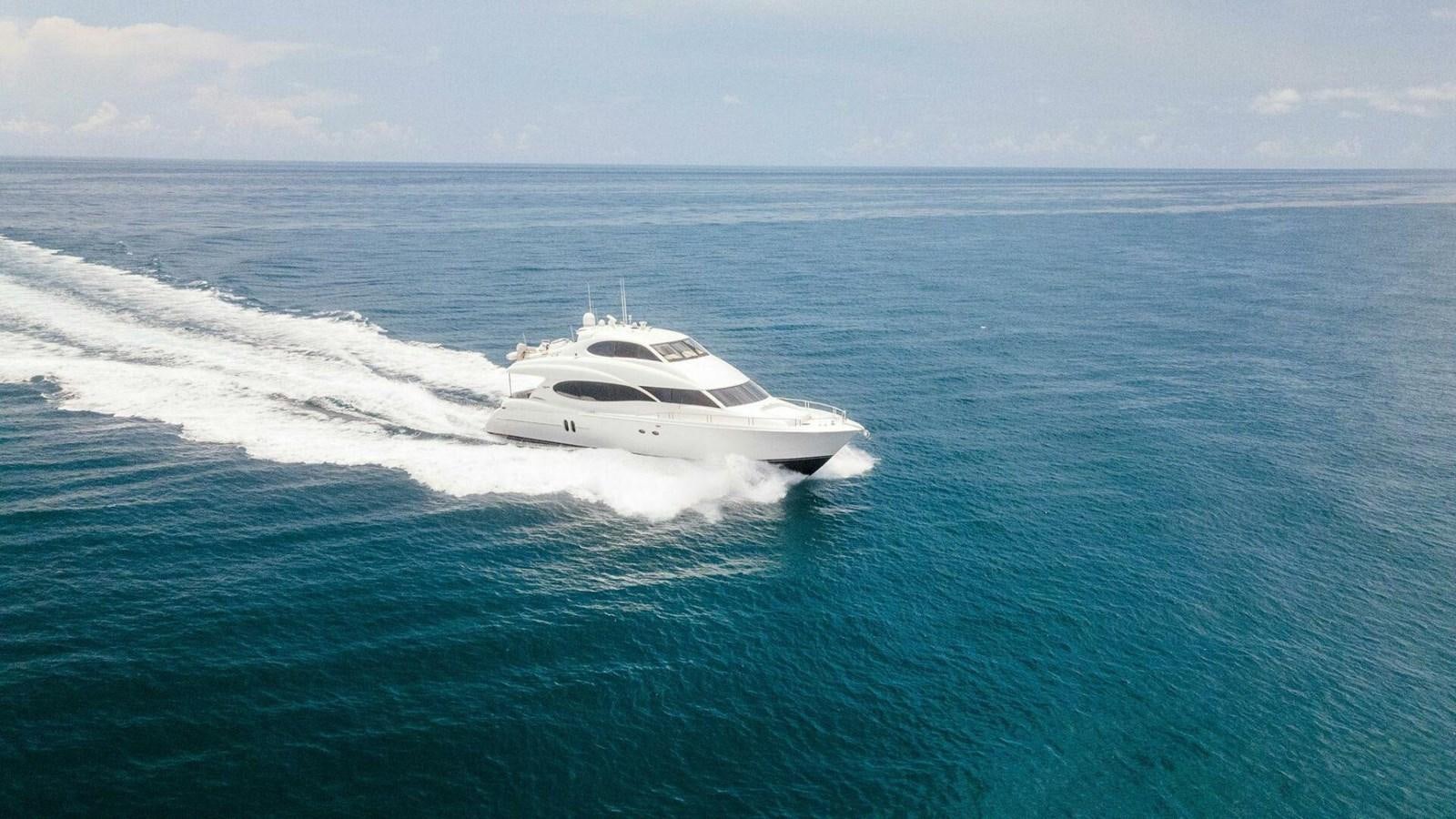 a white yacht in the water aboard NORDLYS Yacht for Sale