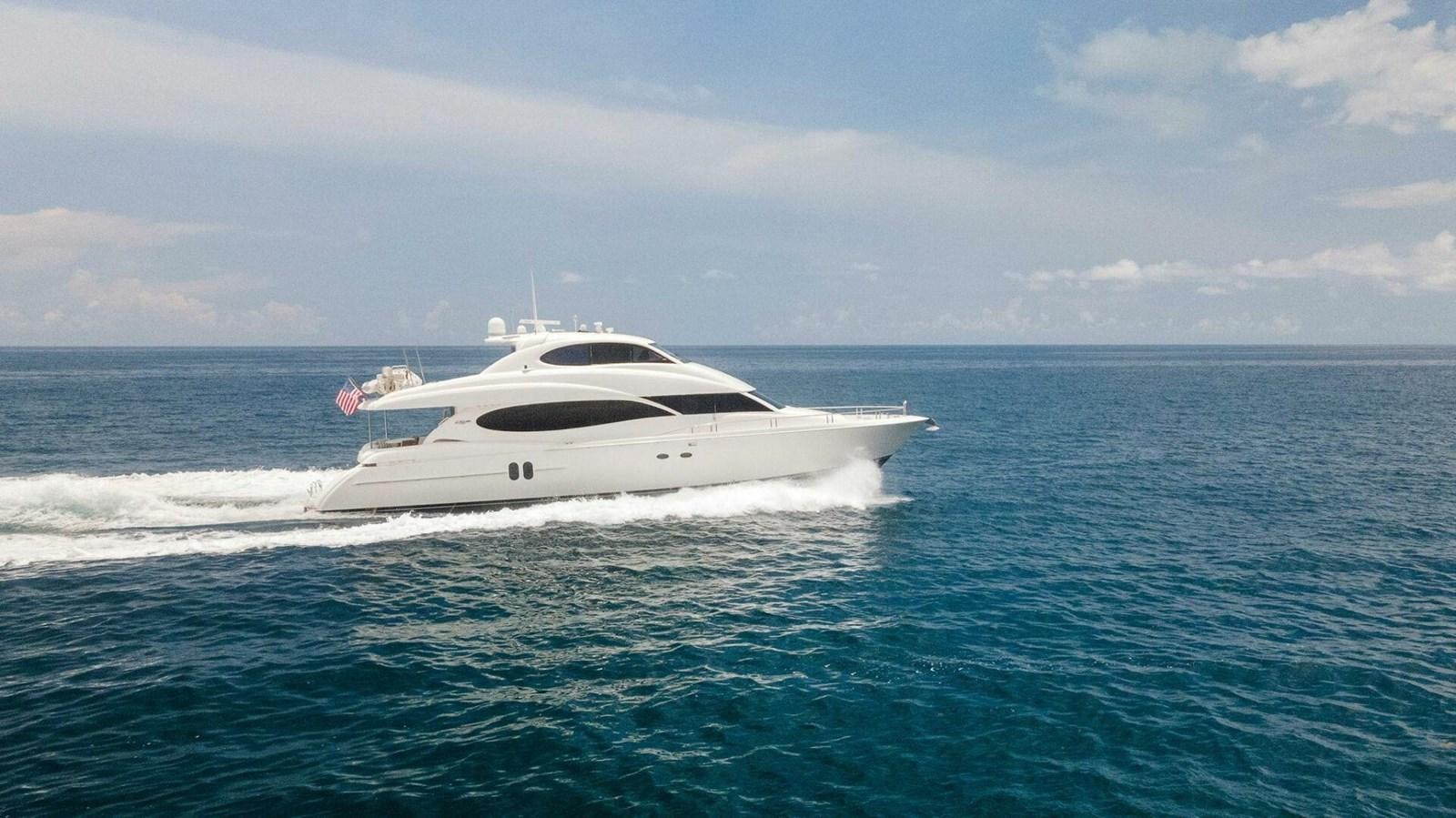 a white boat in the water aboard NORDLYS Yacht for Sale