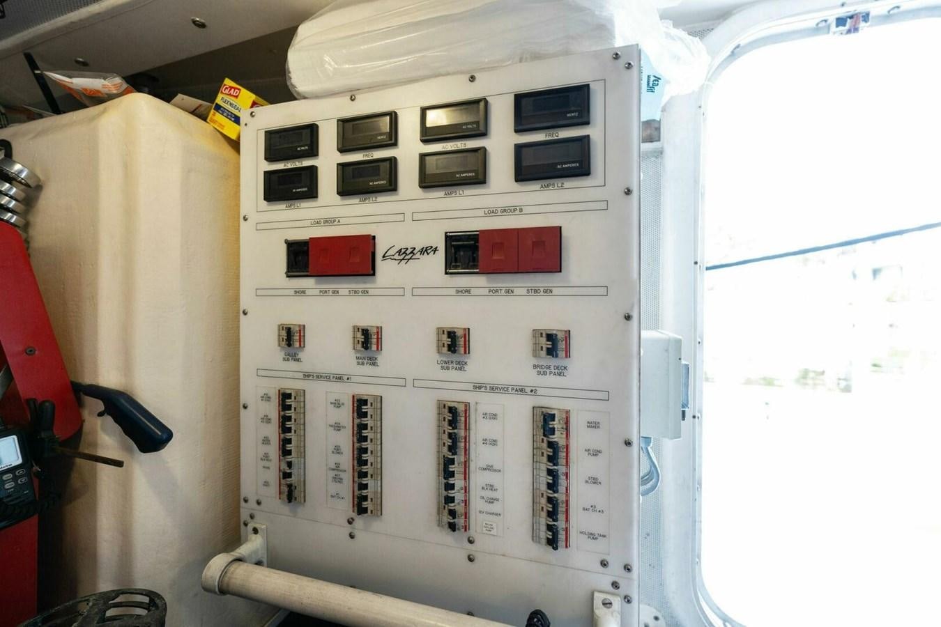 a white machine with buttons aboard NORDLYS Yacht for Sale