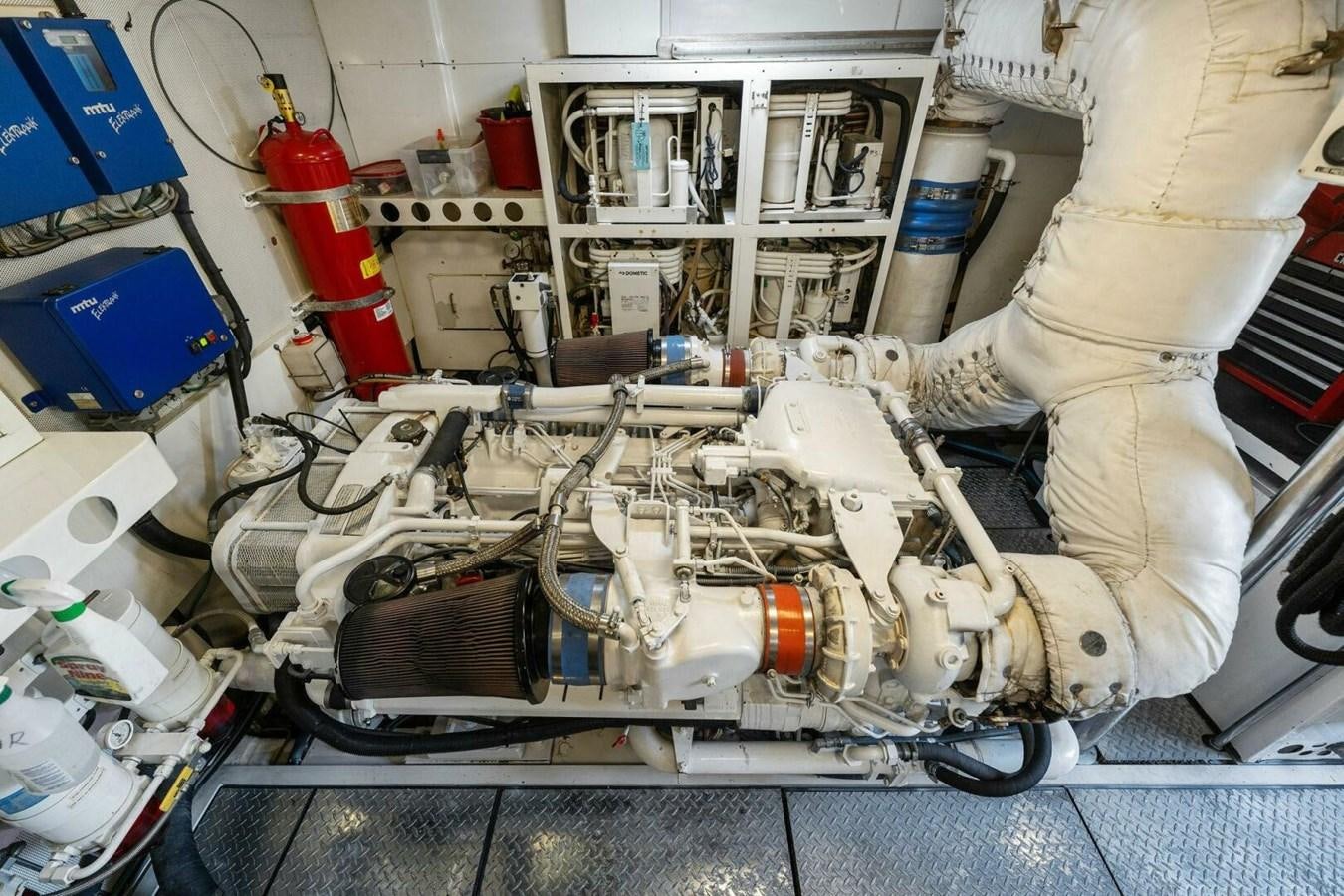 a person in a white lab coat aboard NORDLYS Yacht for Sale